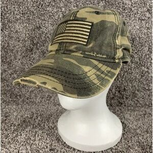 Camouflage American Flag Men's Hat